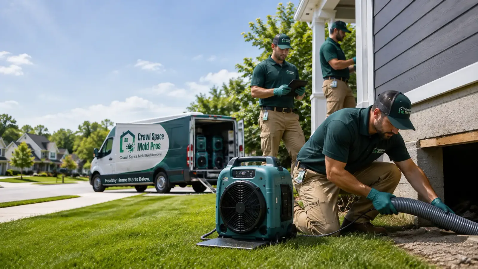 Crawl Space Mold Removal in Brandon, IA